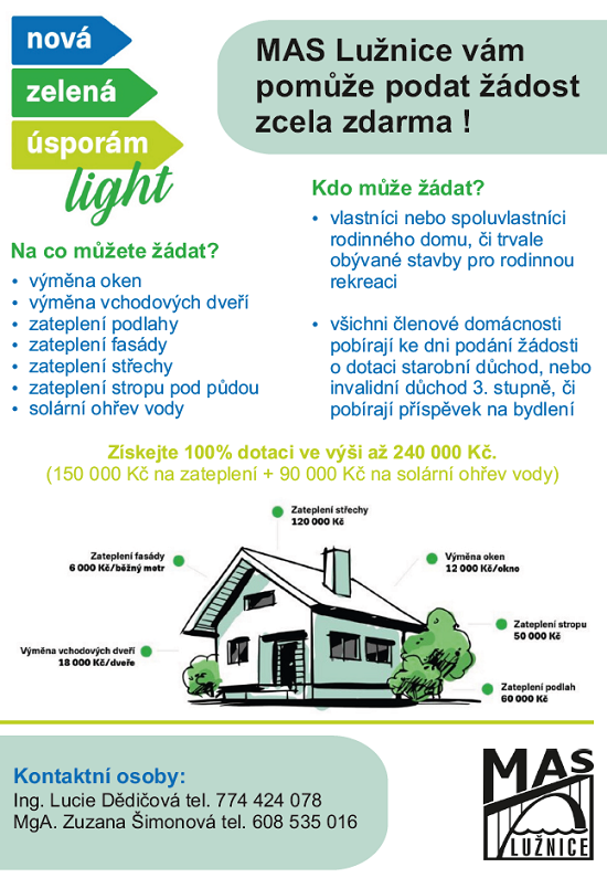 Nová zelená úsporám - pomoc se žádostí