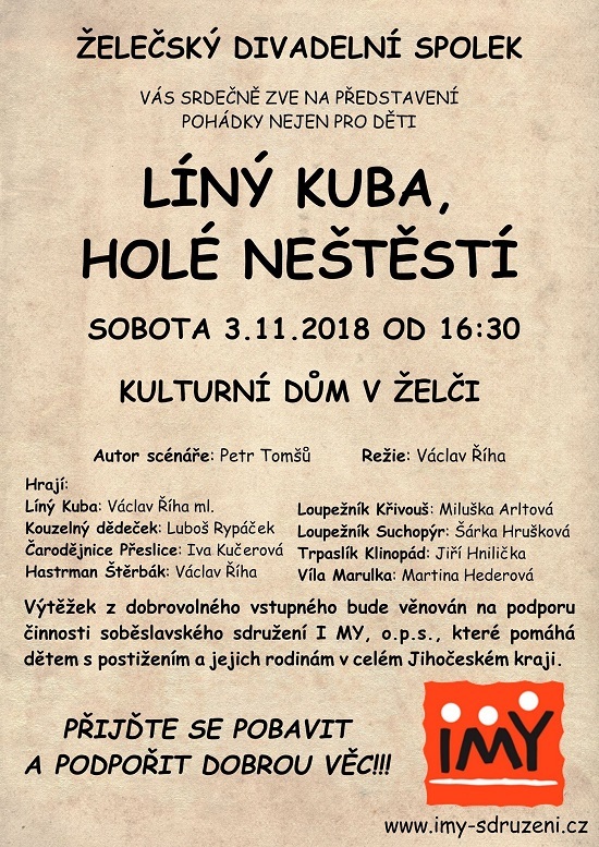 Divadelní představení "Líný Kuba, holé neštěstí"