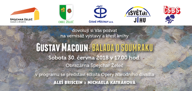 Vernisáž výstavy Gustava Macouna - Balada o soumraku